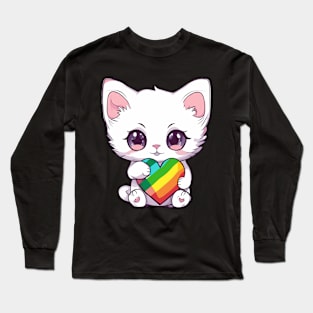 Irresistibly Cute Baby Kitten Long Sleeve T-Shirt